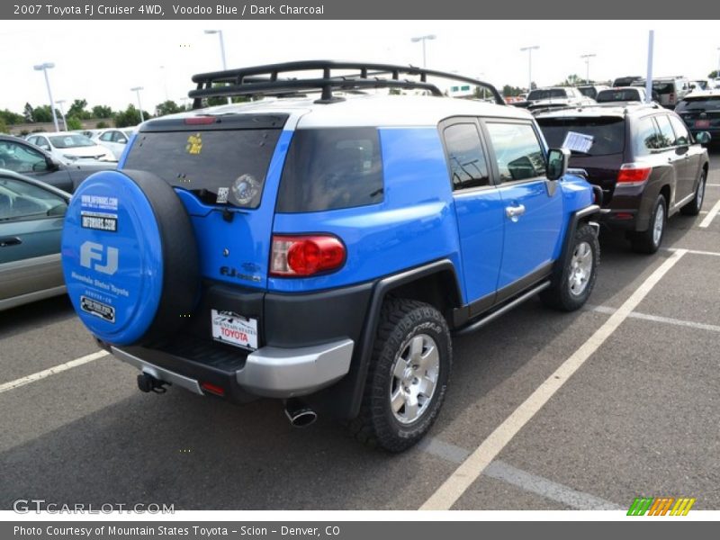 Voodoo Blue / Dark Charcoal 2007 Toyota FJ Cruiser 4WD