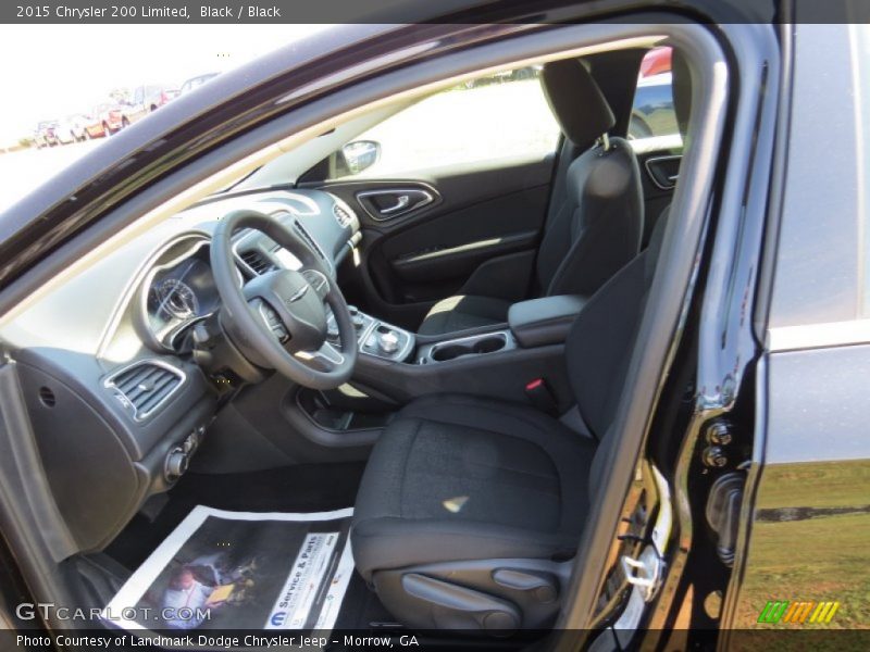 Black / Black 2015 Chrysler 200 Limited