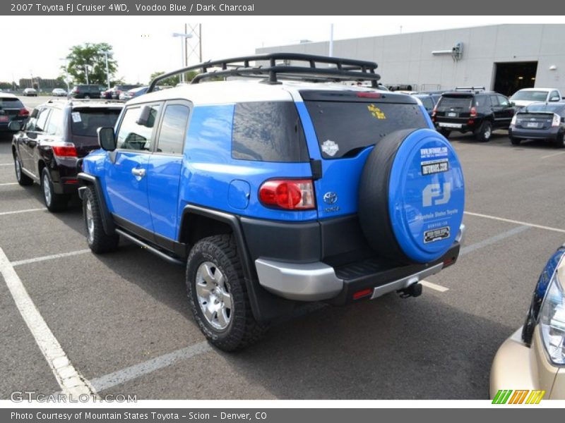 Voodoo Blue / Dark Charcoal 2007 Toyota FJ Cruiser 4WD