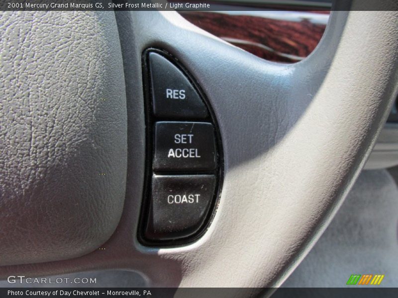 Silver Frost Metallic / Light Graphite 2001 Mercury Grand Marquis GS