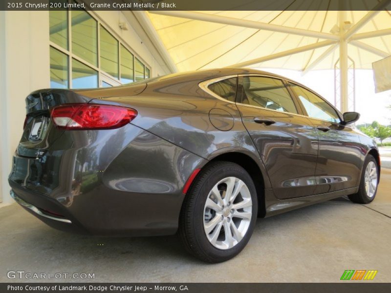 Granite Crystal Metallic / Black 2015 Chrysler 200 Limited