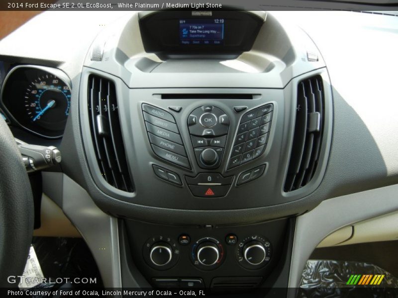 Controls of 2014 Escape SE 2.0L EcoBoost