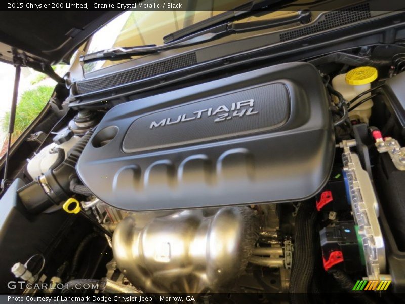 Granite Crystal Metallic / Black 2015 Chrysler 200 Limited