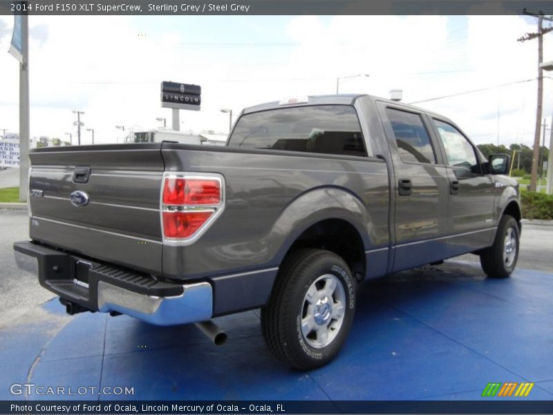 Sterling Grey / Steel Grey 2014 Ford F150 XLT SuperCrew