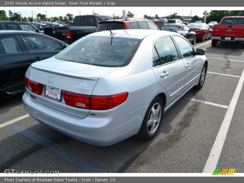 Silver Frost Metallic / Gray 2005 Honda Accord Hybrid Sedan