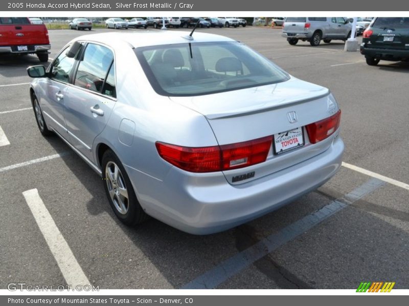 Silver Frost Metallic / Gray 2005 Honda Accord Hybrid Sedan