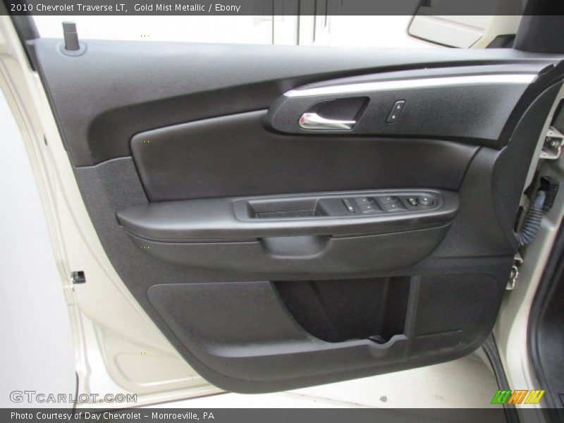 Gold Mist Metallic / Ebony 2010 Chevrolet Traverse LT