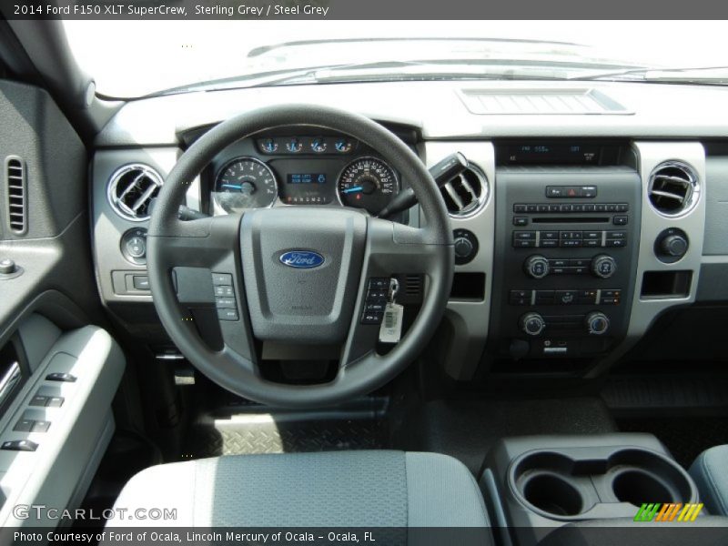 Sterling Grey / Steel Grey 2014 Ford F150 XLT SuperCrew