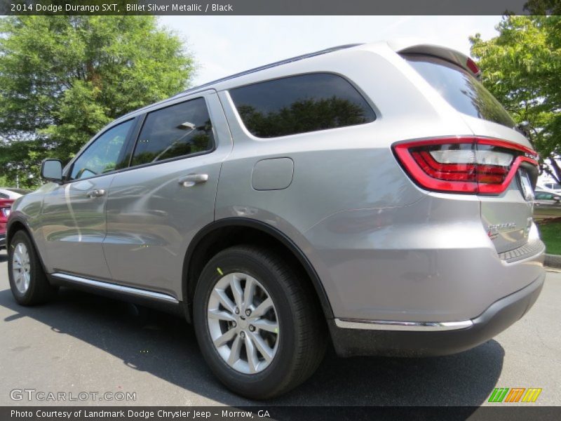 Billet Silver Metallic / Black 2014 Dodge Durango SXT