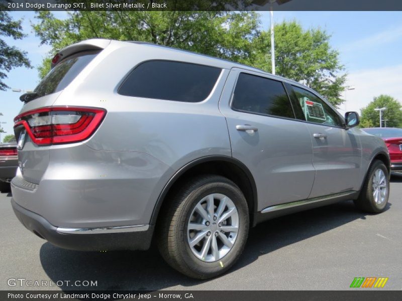 Billet Silver Metallic / Black 2014 Dodge Durango SXT