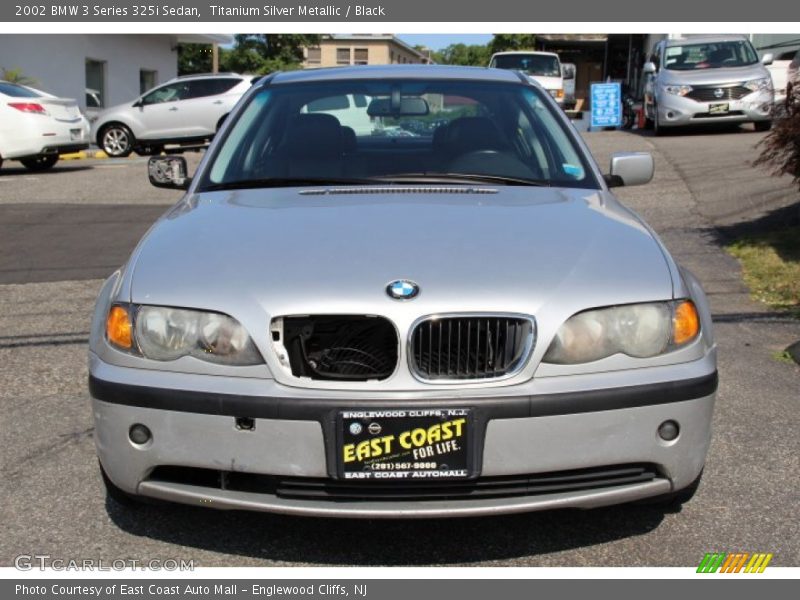 Titanium Silver Metallic / Black 2002 BMW 3 Series 325i Sedan