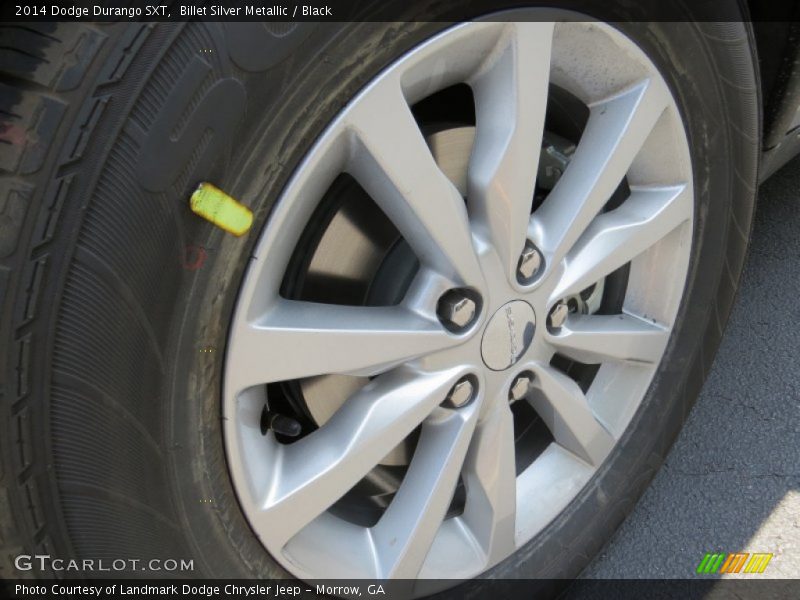 Billet Silver Metallic / Black 2014 Dodge Durango SXT