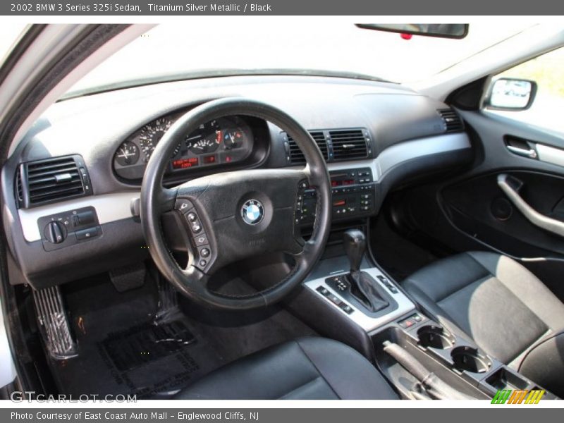  2002 3 Series 325i Sedan Black Interior