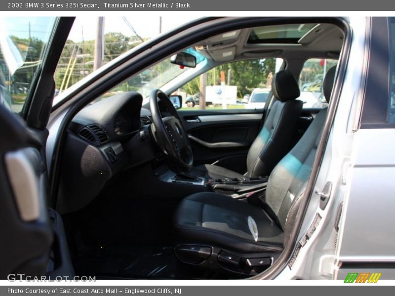 Titanium Silver Metallic / Black 2002 BMW 3 Series 325i Sedan
