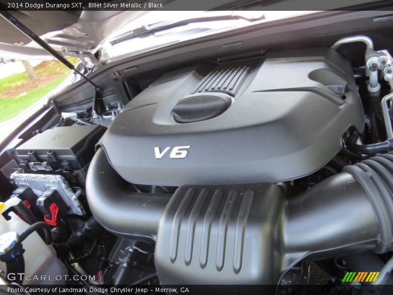Billet Silver Metallic / Black 2014 Dodge Durango SXT