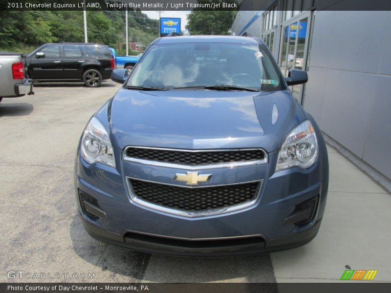 Twilight Blue Metallic / Light Titanium/Jet Black 2011 Chevrolet Equinox LT AWD