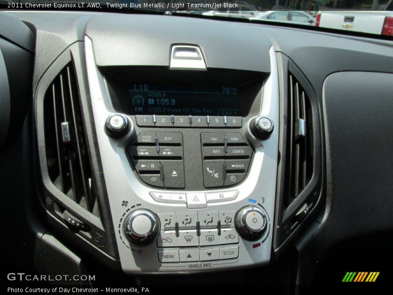 Twilight Blue Metallic / Light Titanium/Jet Black 2011 Chevrolet Equinox LT AWD