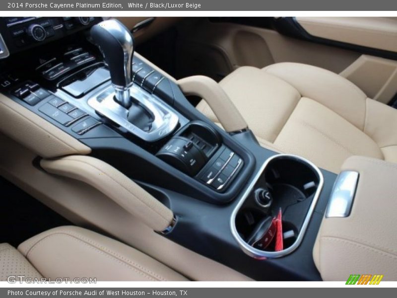 White / Black/Luxor Beige 2014 Porsche Cayenne Platinum Edition