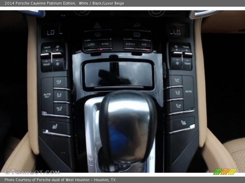 White / Black/Luxor Beige 2014 Porsche Cayenne Platinum Edition