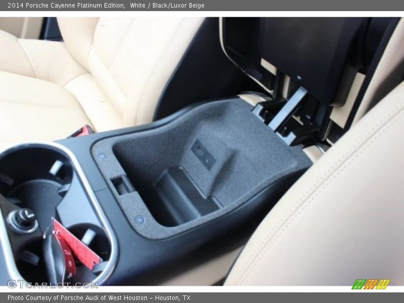 White / Black/Luxor Beige 2014 Porsche Cayenne Platinum Edition