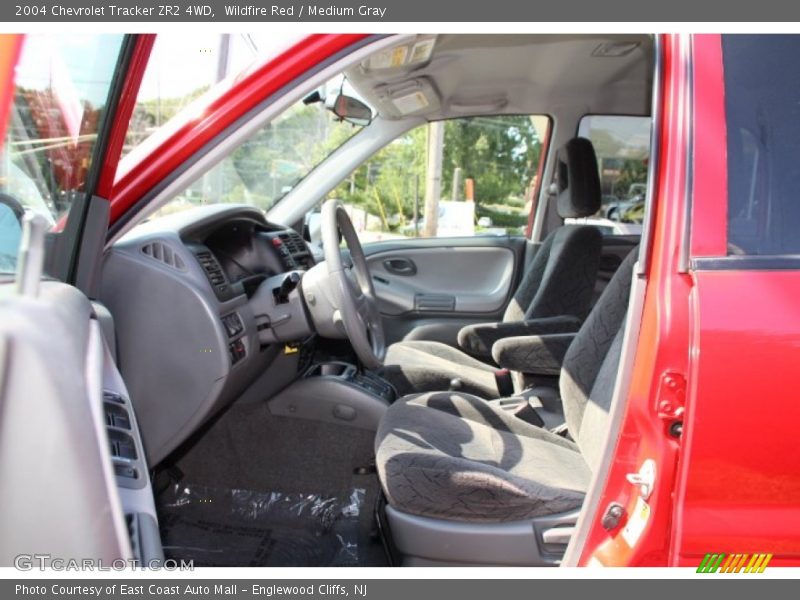 Wildfire Red / Medium Gray 2004 Chevrolet Tracker ZR2 4WD