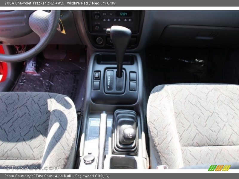 Wildfire Red / Medium Gray 2004 Chevrolet Tracker ZR2 4WD