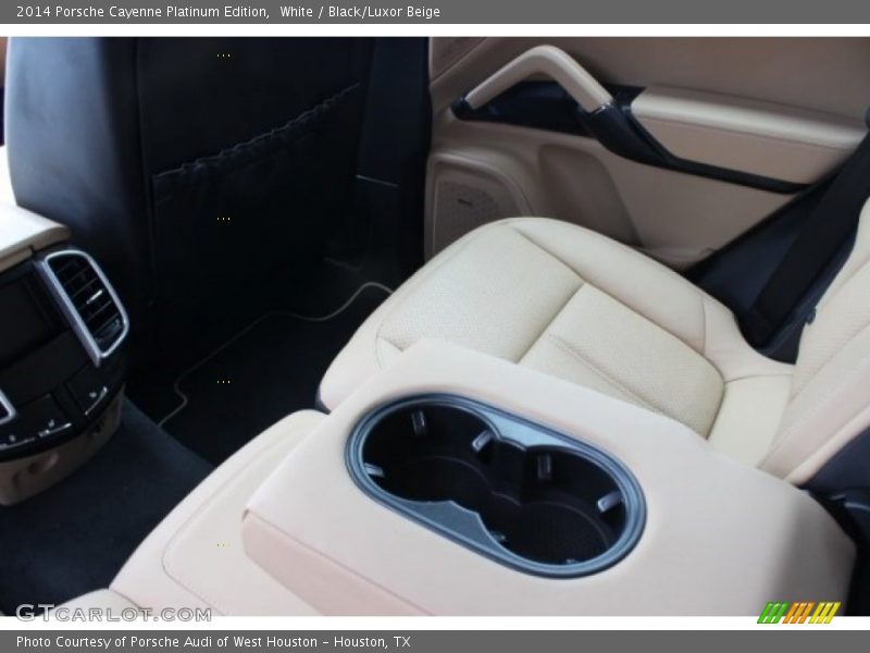 White / Black/Luxor Beige 2014 Porsche Cayenne Platinum Edition
