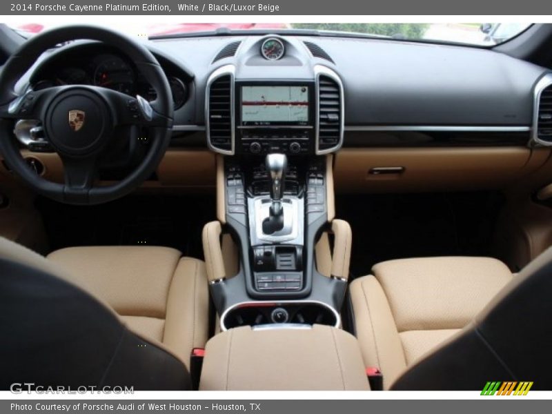 White / Black/Luxor Beige 2014 Porsche Cayenne Platinum Edition