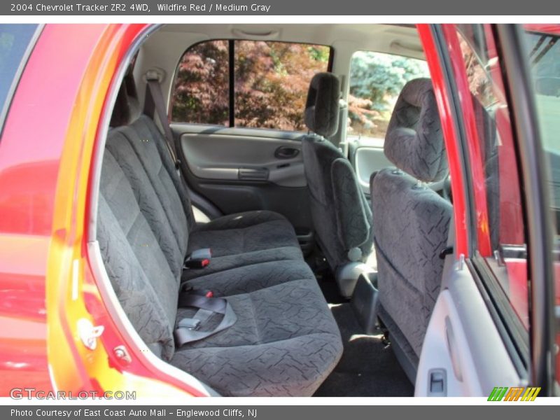 Wildfire Red / Medium Gray 2004 Chevrolet Tracker ZR2 4WD