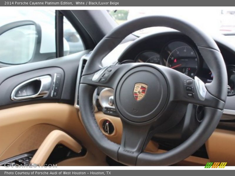  2014 Cayenne Platinum Edition Steering Wheel