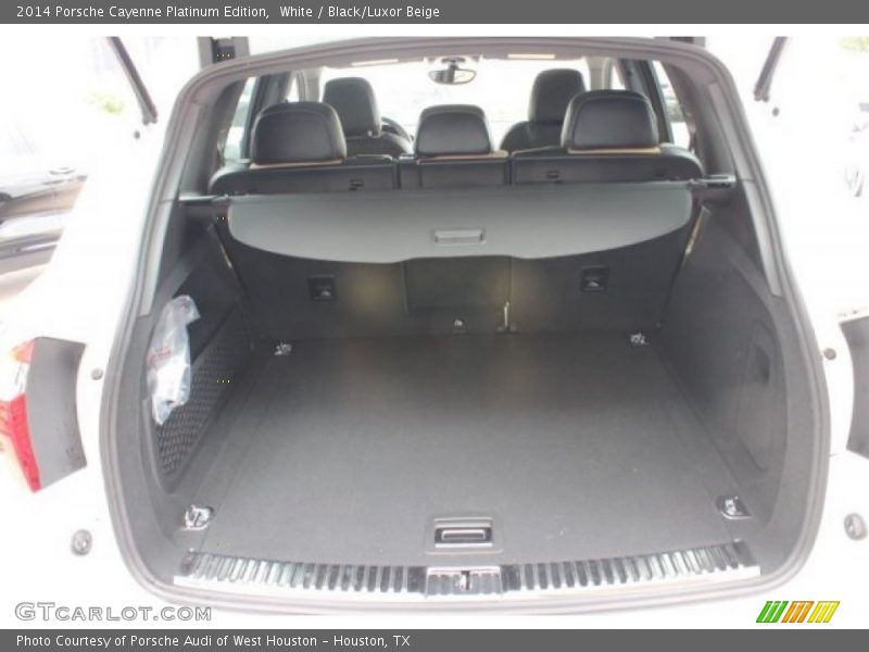  2014 Cayenne Platinum Edition Trunk