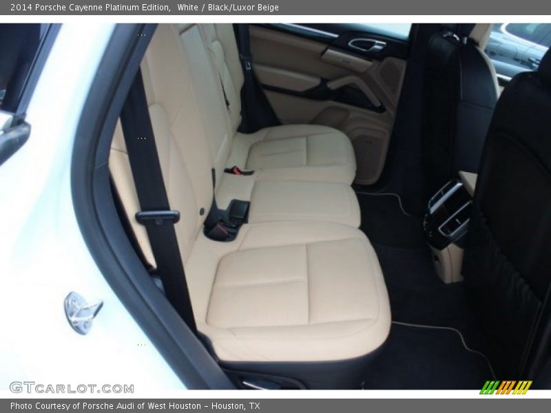White / Black/Luxor Beige 2014 Porsche Cayenne Platinum Edition