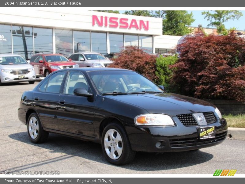 Blackout / Taupe 2004 Nissan Sentra 1.8