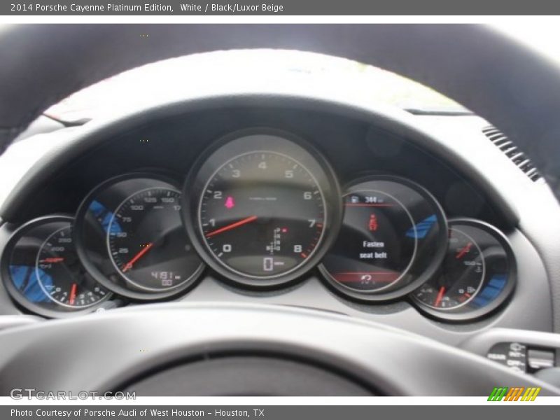  2014 Cayenne Platinum Edition Platinum Edition Gauges