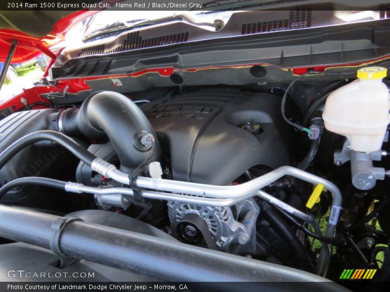 Flame Red / Black/Diesel Gray 2014 Ram 1500 Express Quad Cab