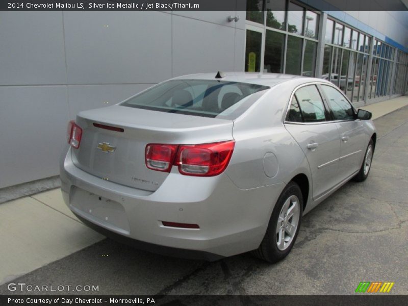 Silver Ice Metallic / Jet Black/Titanium 2014 Chevrolet Malibu LS