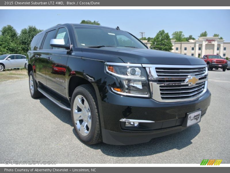 Black / Cocoa/Dune 2015 Chevrolet Suburban LTZ 4WD