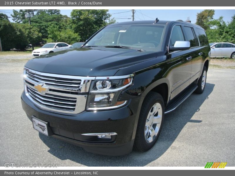 Black / Cocoa/Dune 2015 Chevrolet Suburban LTZ 4WD