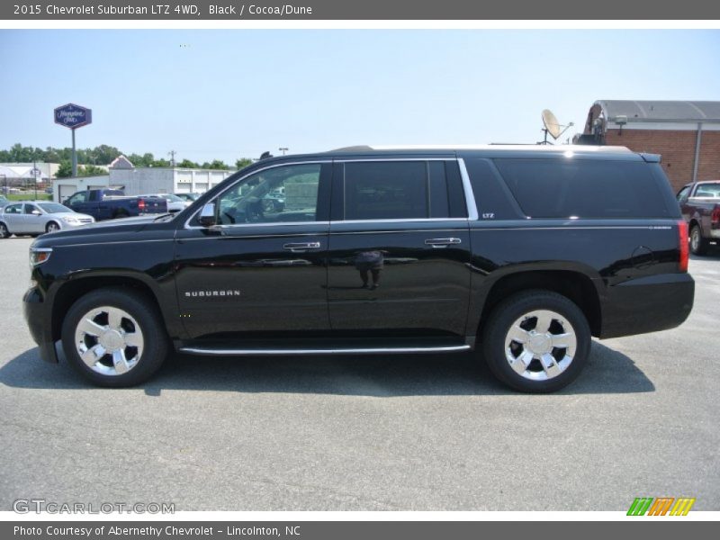Black / Cocoa/Dune 2015 Chevrolet Suburban LTZ 4WD