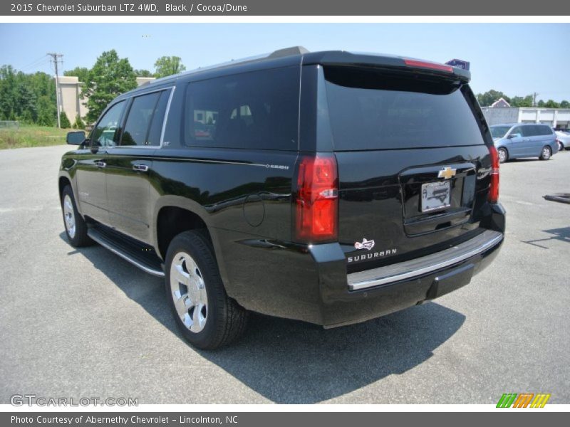 Black / Cocoa/Dune 2015 Chevrolet Suburban LTZ 4WD