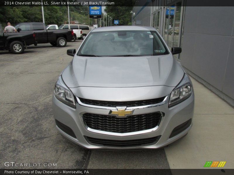 Silver Ice Metallic / Jet Black/Titanium 2014 Chevrolet Malibu LS