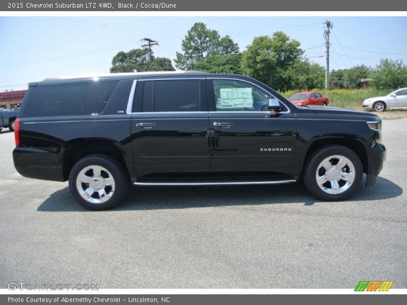 Black / Cocoa/Dune 2015 Chevrolet Suburban LTZ 4WD