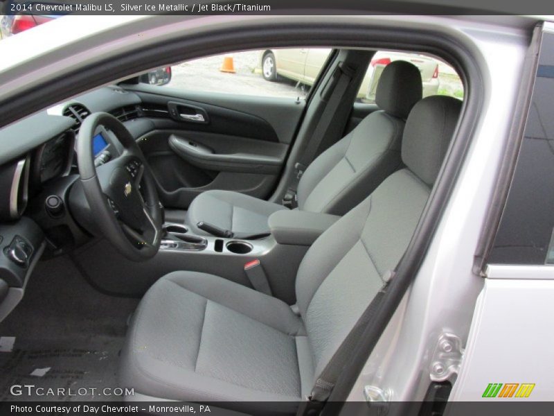 Silver Ice Metallic / Jet Black/Titanium 2014 Chevrolet Malibu LS