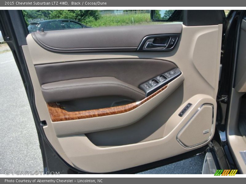 Black / Cocoa/Dune 2015 Chevrolet Suburban LTZ 4WD