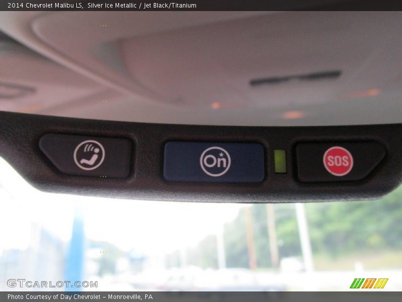 Silver Ice Metallic / Jet Black/Titanium 2014 Chevrolet Malibu LS