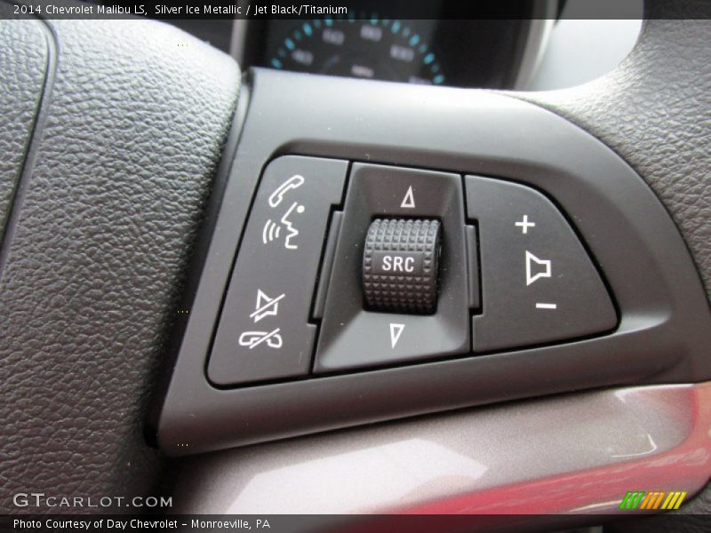 Silver Ice Metallic / Jet Black/Titanium 2014 Chevrolet Malibu LS