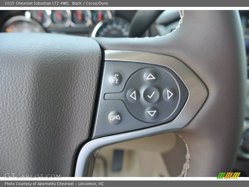 Black / Cocoa/Dune 2015 Chevrolet Suburban LTZ 4WD