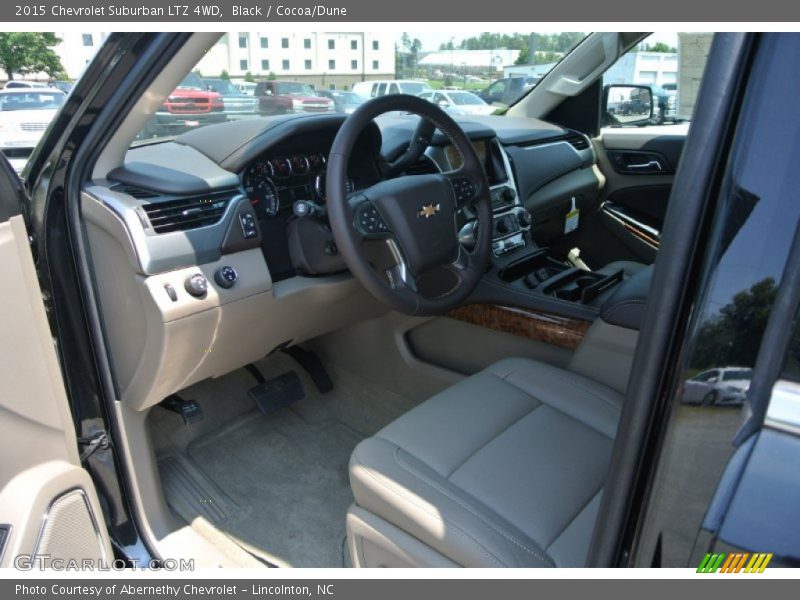 Black / Cocoa/Dune 2015 Chevrolet Suburban LTZ 4WD
