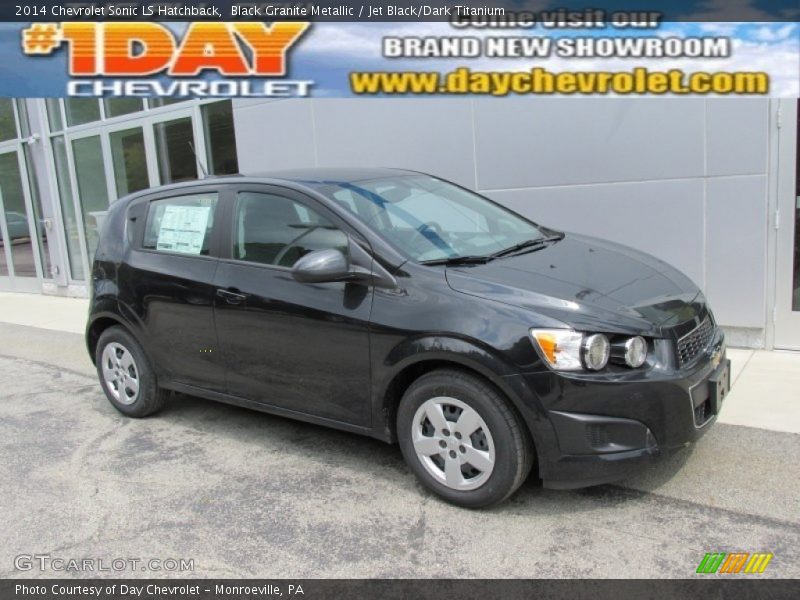 Black Granite Metallic / Jet Black/Dark Titanium 2014 Chevrolet Sonic LS Hatchback