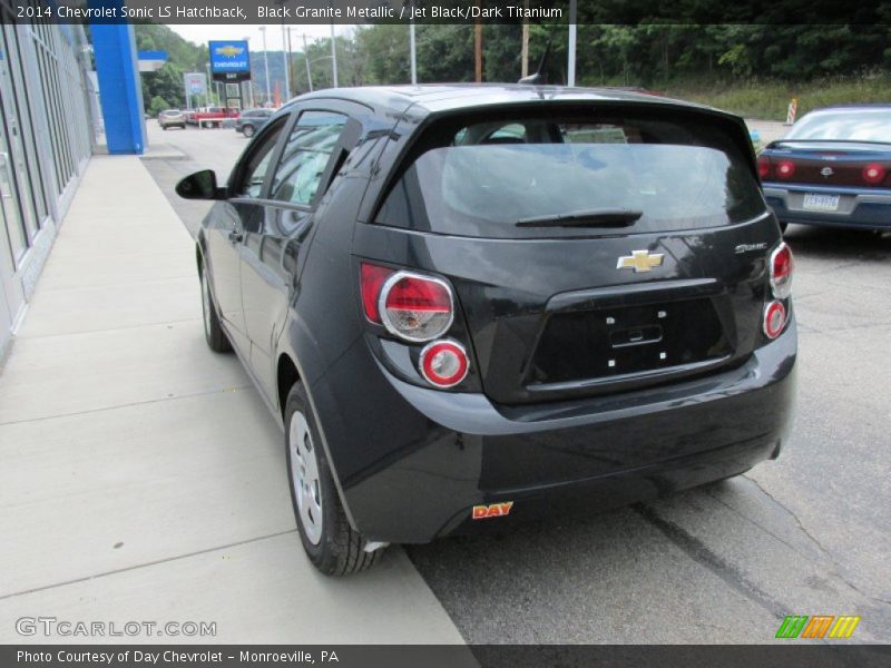 Black Granite Metallic / Jet Black/Dark Titanium 2014 Chevrolet Sonic LS Hatchback